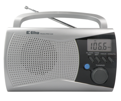 Radio i budzik ELTRA KINGA Srebrny